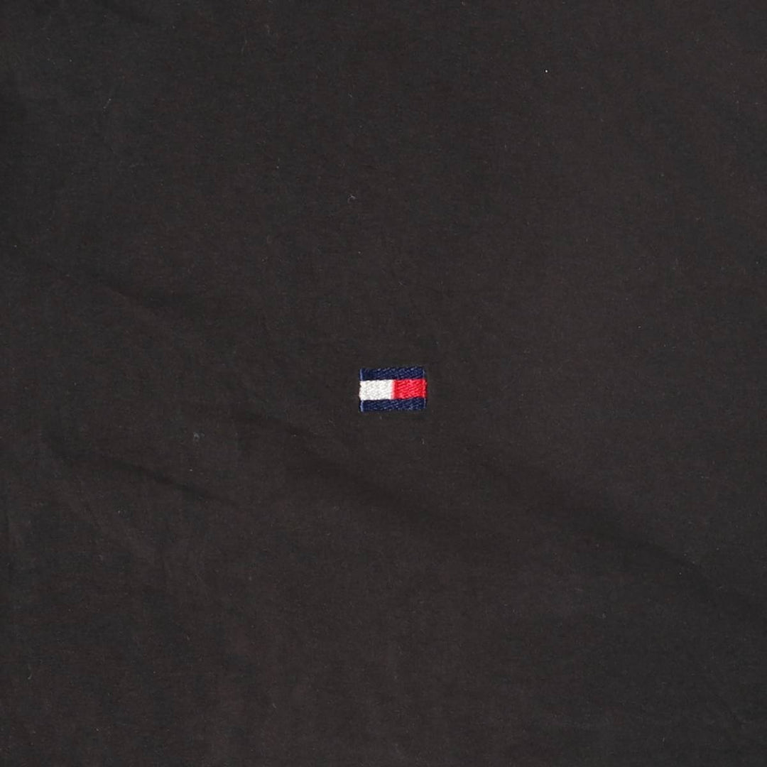 Vintage 90'S Tommy Hilfiger windbreaker jacket, size XL, men's polyester black type Vintage Second Hand