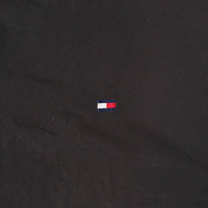 Vintage 90'S Tommy Hilfiger windbreaker jacket, size XL, men's polyester black type Vintage Second Hand