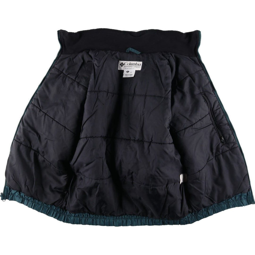 90s-00'S Columbia Padded Puffer Jacket, Men's Size Medium Nylon blue type Vintage Second Hand