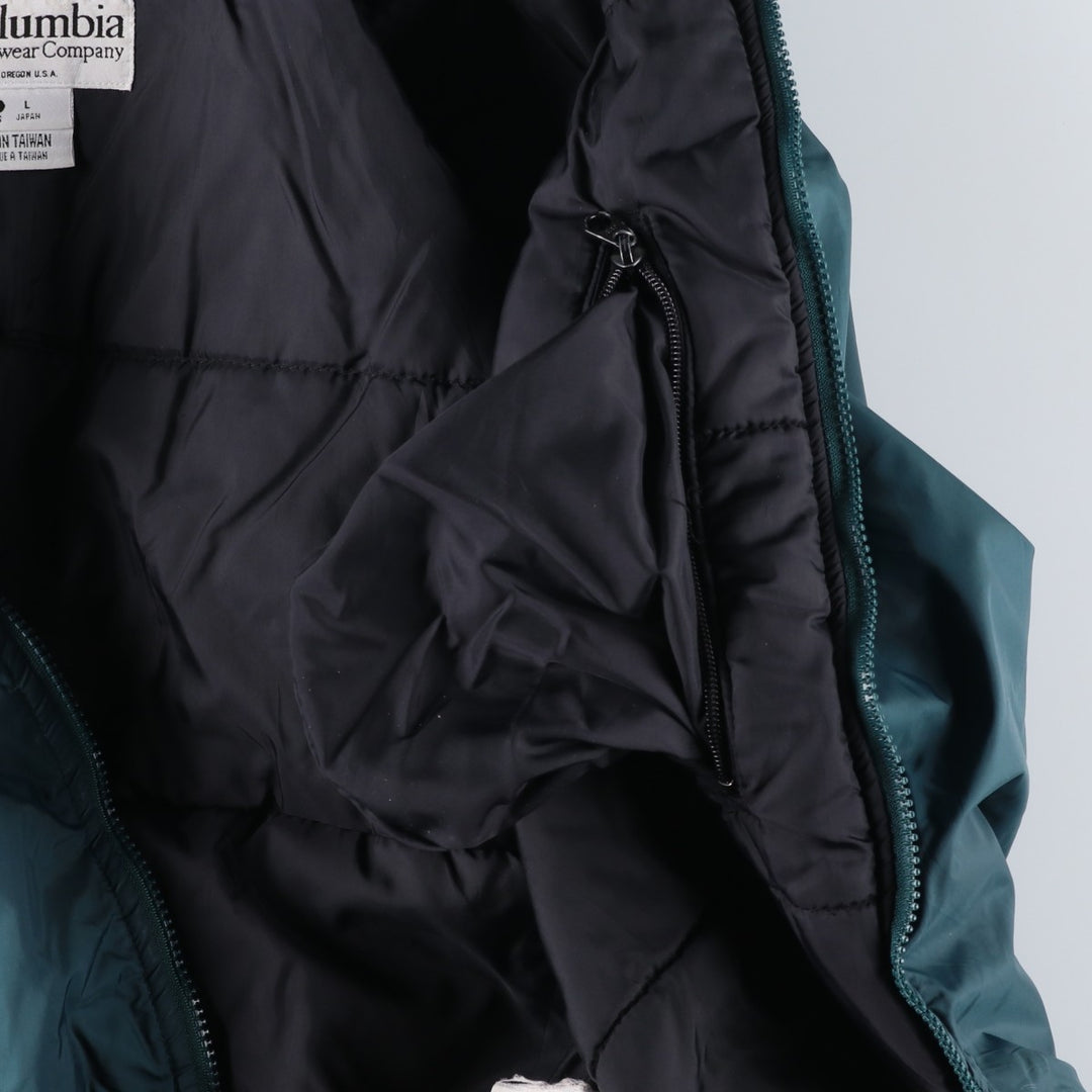 90s-00'S Columbia Padded Puffer Jacket, Men's Size Medium Nylon blue type Vintage Second Hand