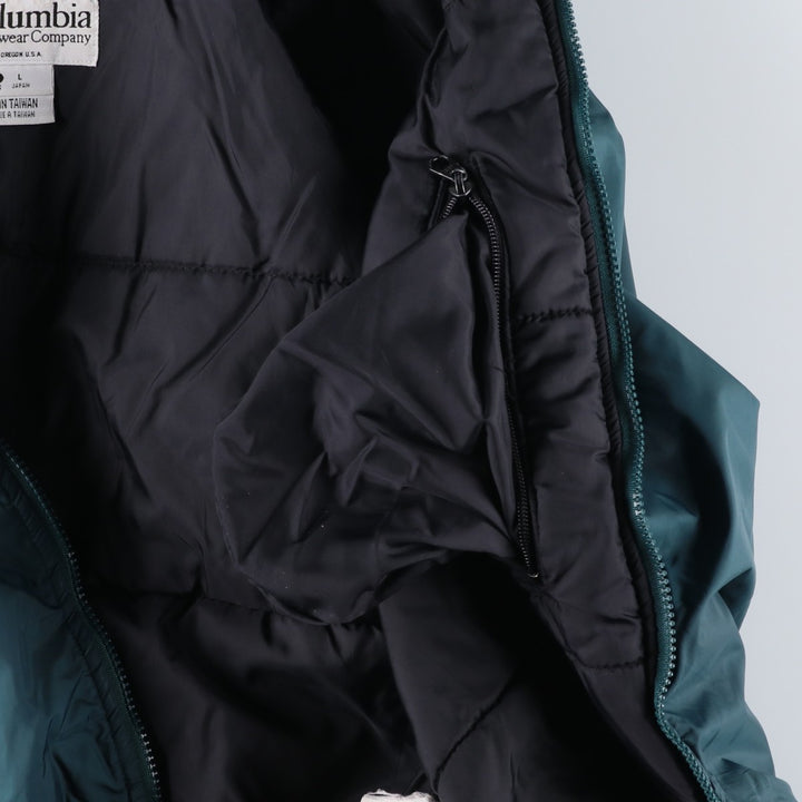 90s-00'S Columbia Padded Puffer Jacket, Men's Size Medium Nylon blue type Vintage Second Hand