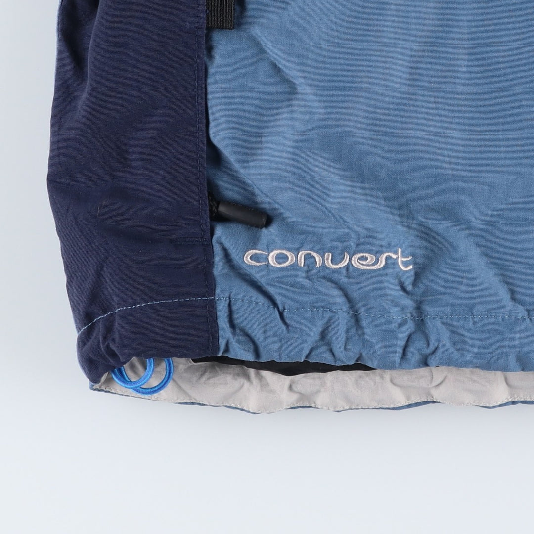 90s-00'S Vintage Columbia Convert Mountain Jacket, Shell Jacket, Men's Size L Nylon blue type Vintage Second Hand