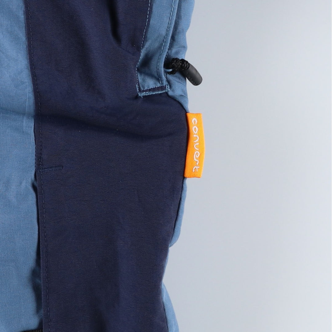90s-00'S Vintage Columbia Convert Mountain Jacket, Shell Jacket, Men's Size L Nylon blue type Vintage Second Hand