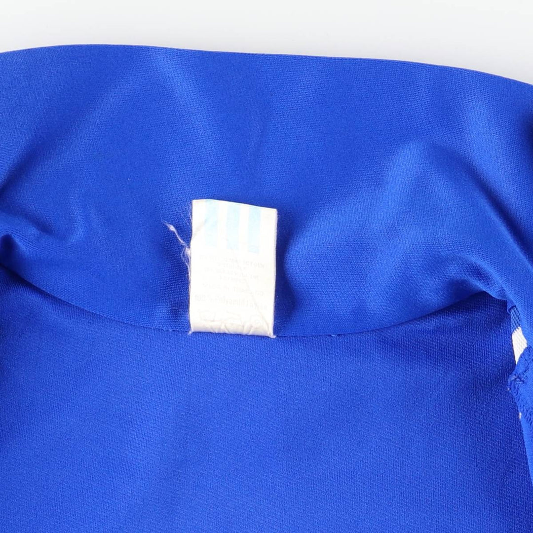Vintage 1980'S adidas Trefoil logo track jacket, men's size M polyamide blue type Vintage Second Hand
