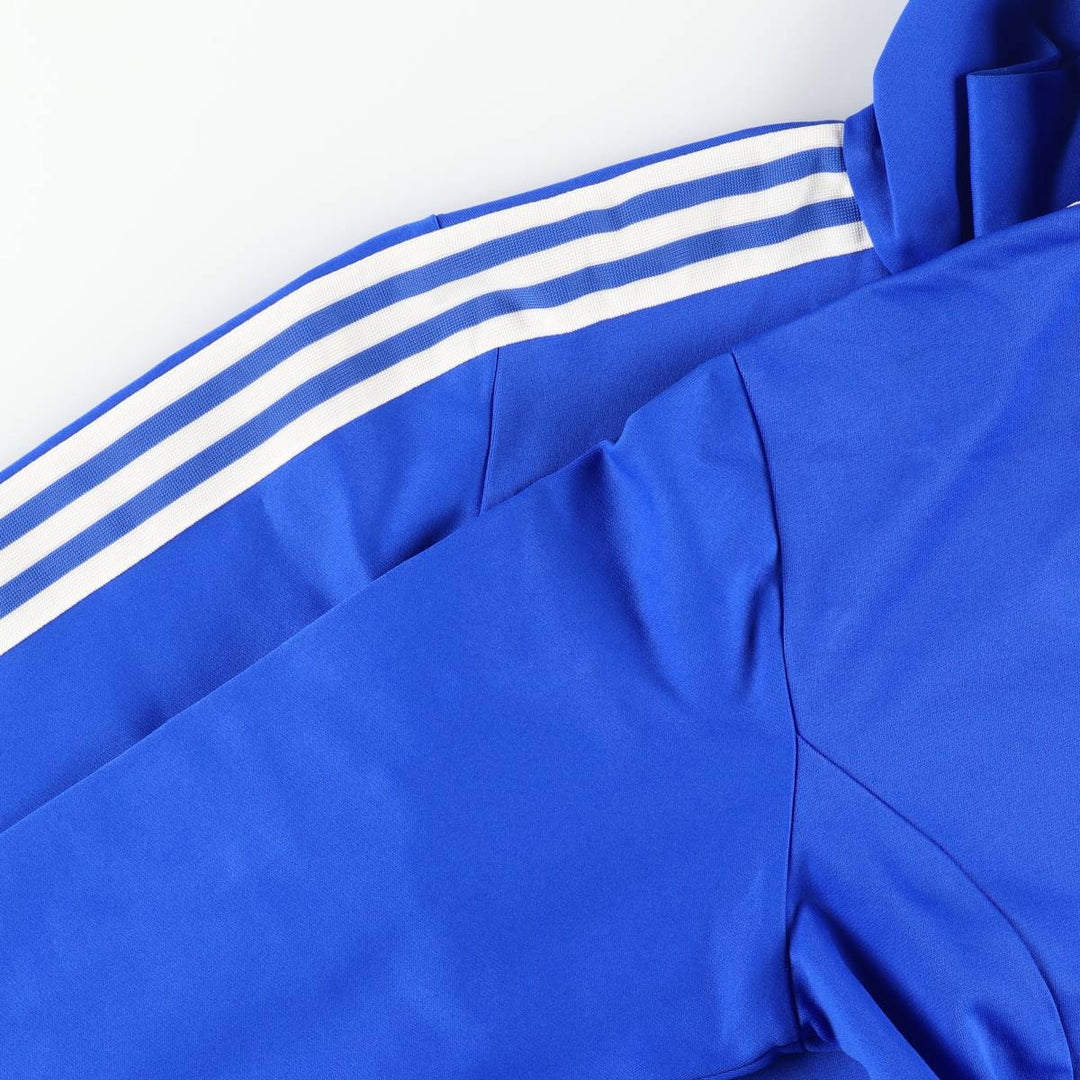 Vintage 1980'S adidas Trefoil logo track jacket, men's size M polyamide blue type Vintage Second Hand
