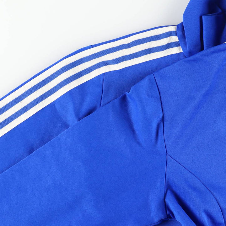 Vintage 1980'S adidas Trefoil logo track jacket, men's size M polyamide blue type Vintage Second Hand