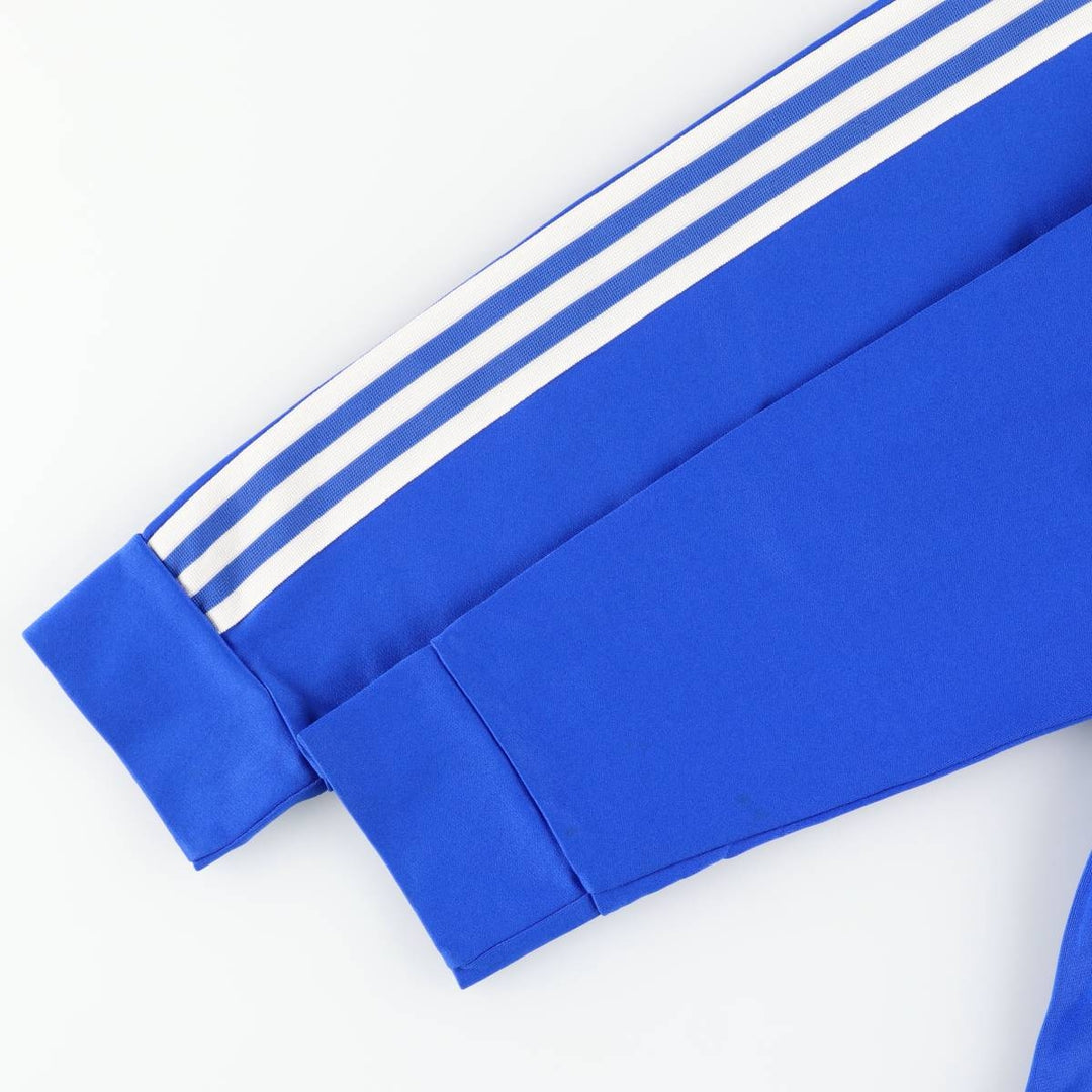 Vintage 1980'S adidas Trefoil logo track jacket, men's size M polyamide blue type Vintage Second Hand