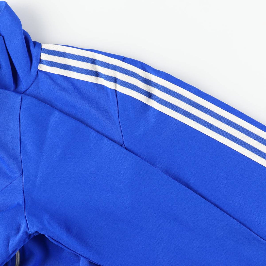 Vintage 1980'S adidas Trefoil logo track jacket, men's size M polyamide blue type Vintage Second Hand