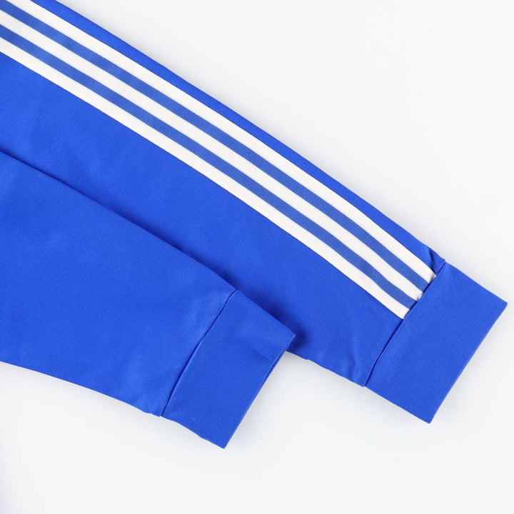 Vintage 1980'S adidas Trefoil logo track jacket, men's size M polyamide blue type Vintage Second Hand