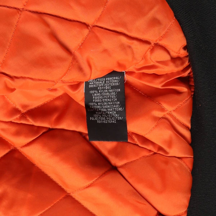 Civilian Schott Type-U Padded Military Flight Jacket, Men's Size L Nylon black type Vintage Second Hand