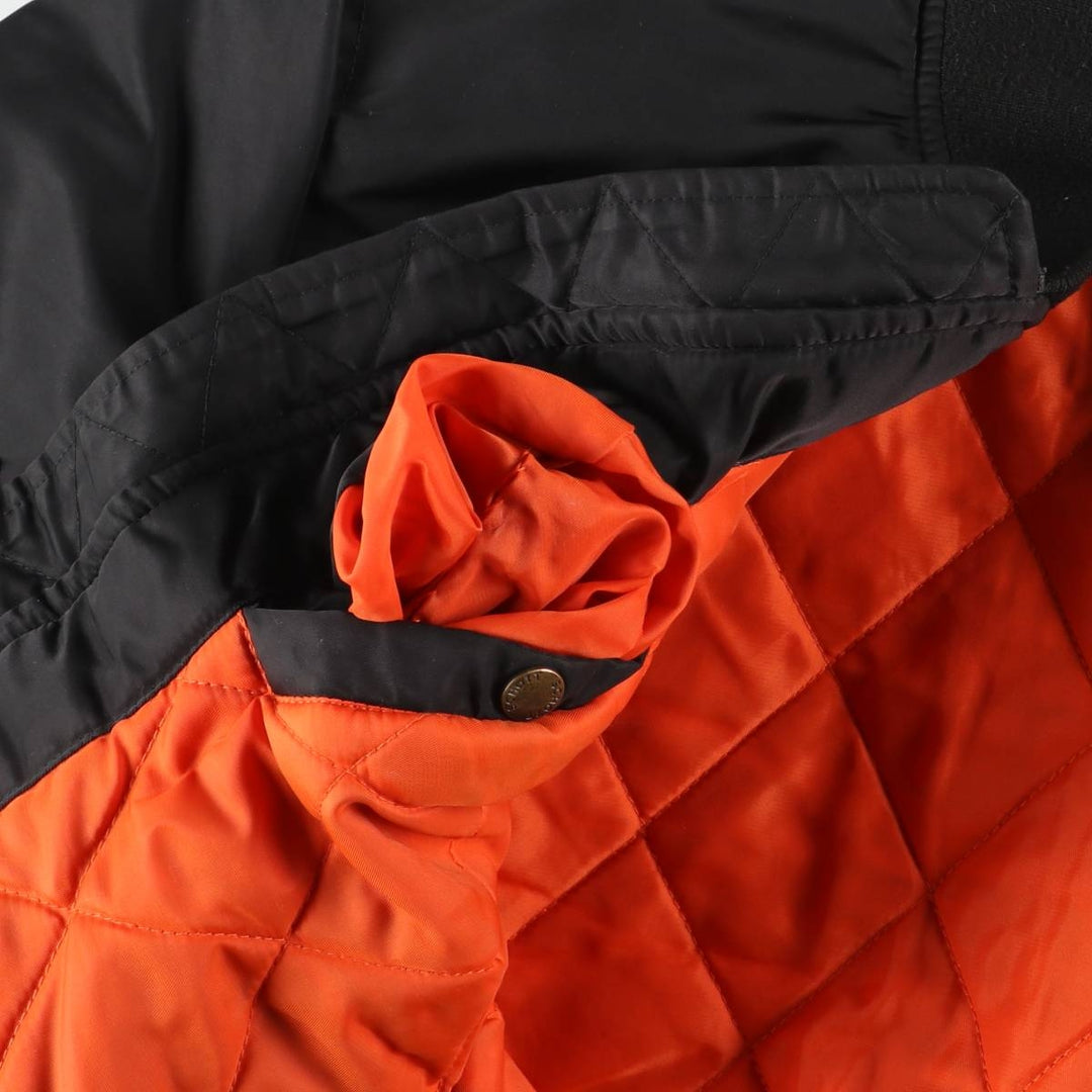 Civilian Schott Type-U Padded Military Flight Jacket, Men's Size L Nylon black type Vintage Second Hand