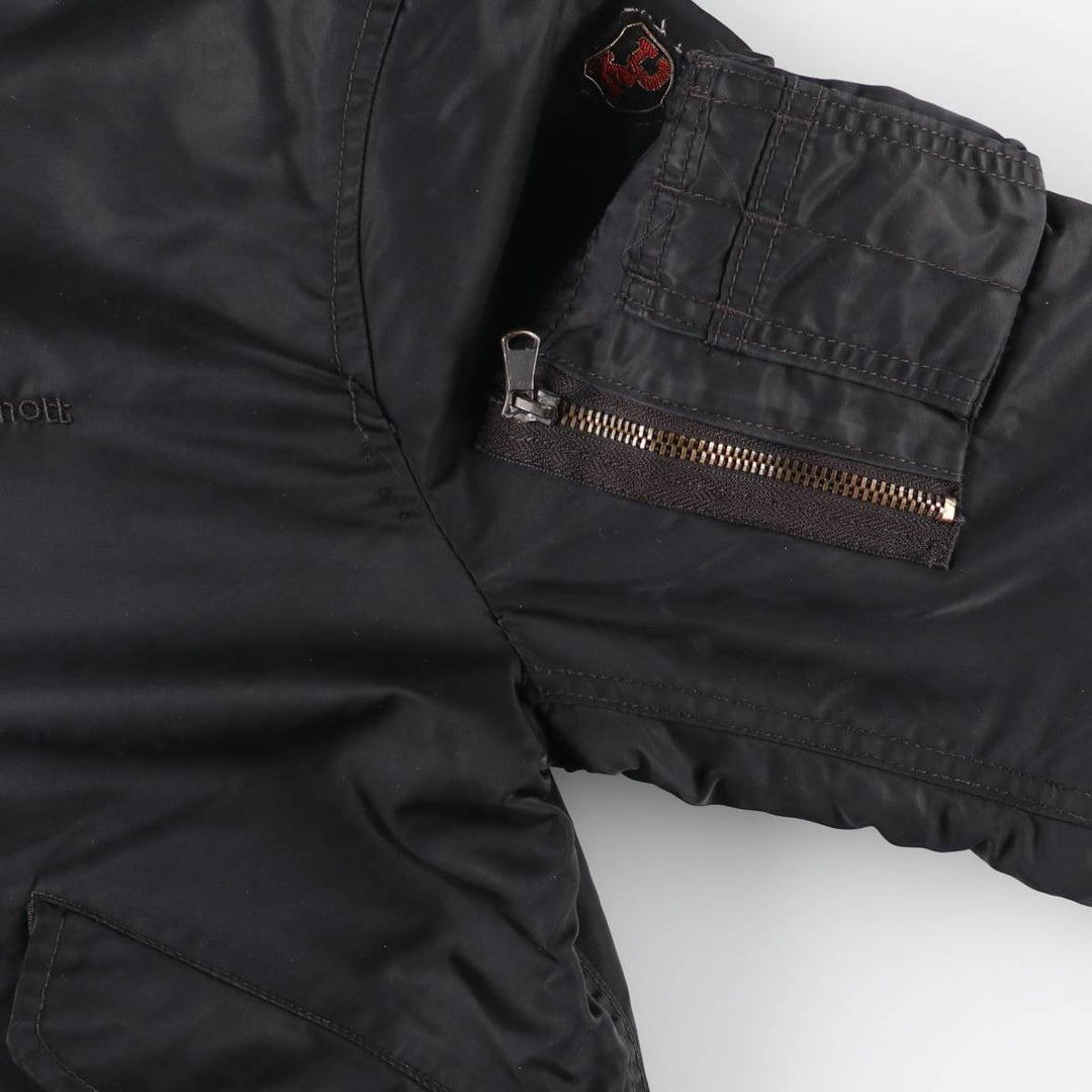 Vintage Schott American College MA-1 Military Flight Jacket, Men's Size Medium Nylon black type Vintage Second Hand