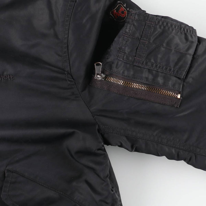 Vintage Schott American College MA-1 Military Flight Jacket, Men's Size Medium Nylon black type Vintage Second Hand