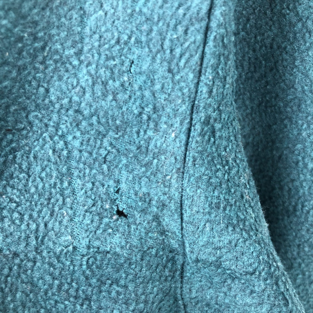 1990'S Patagonia Capilene Half-Zip Fleece Pullover, 43470F96, Made in USA, Men's XL polyester turquoise blue Vintage Second Hand