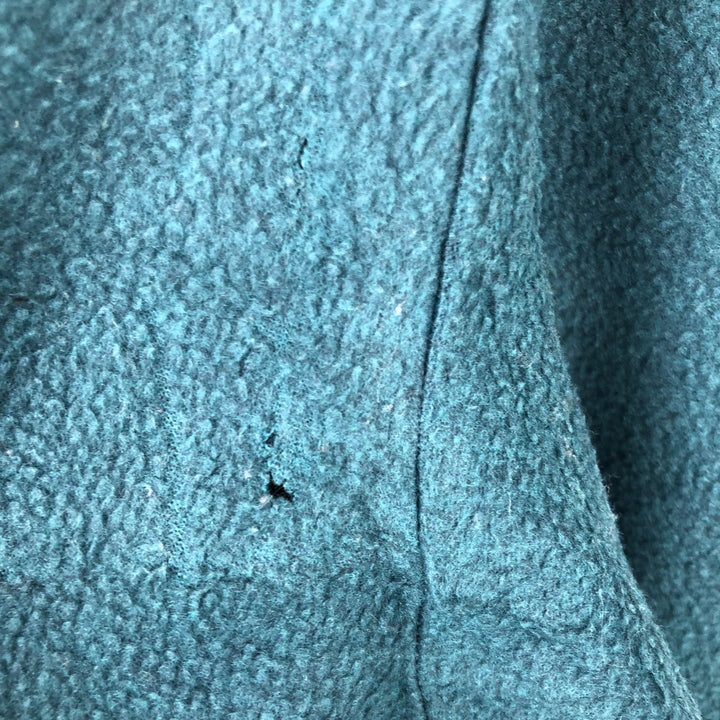 1990'S Patagonia Capilene Half-Zip Fleece Pullover, 43470F96, Made in USA, Men's XL polyester turquoise blue Vintage Second Hand