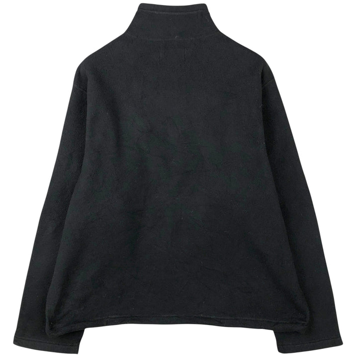 Vintage 90'S Ralph Lauren Polo Sport half-zip fleece pullover, made in the USA, men's size XL polyester black type Vintage Second Hand