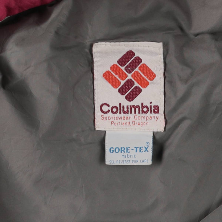 Vintage 1970'S Columbia Yellowstone Tag GORE-TEX nylon parka, size L, men's Nylon (Gore-Tex) burgundy type Vintage Second Hand