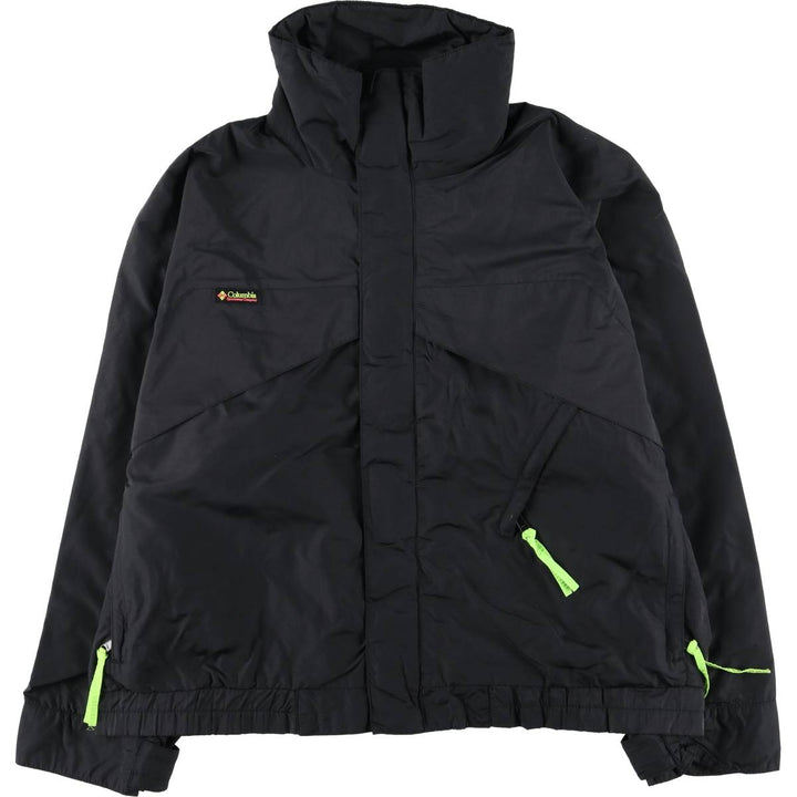 Vintage 1980'S Columbia Whirlibird Mountain Jacket, Navy Blue, Tag, Shell Jacket, Men's Size L Nylon black type Vintage Second Hand