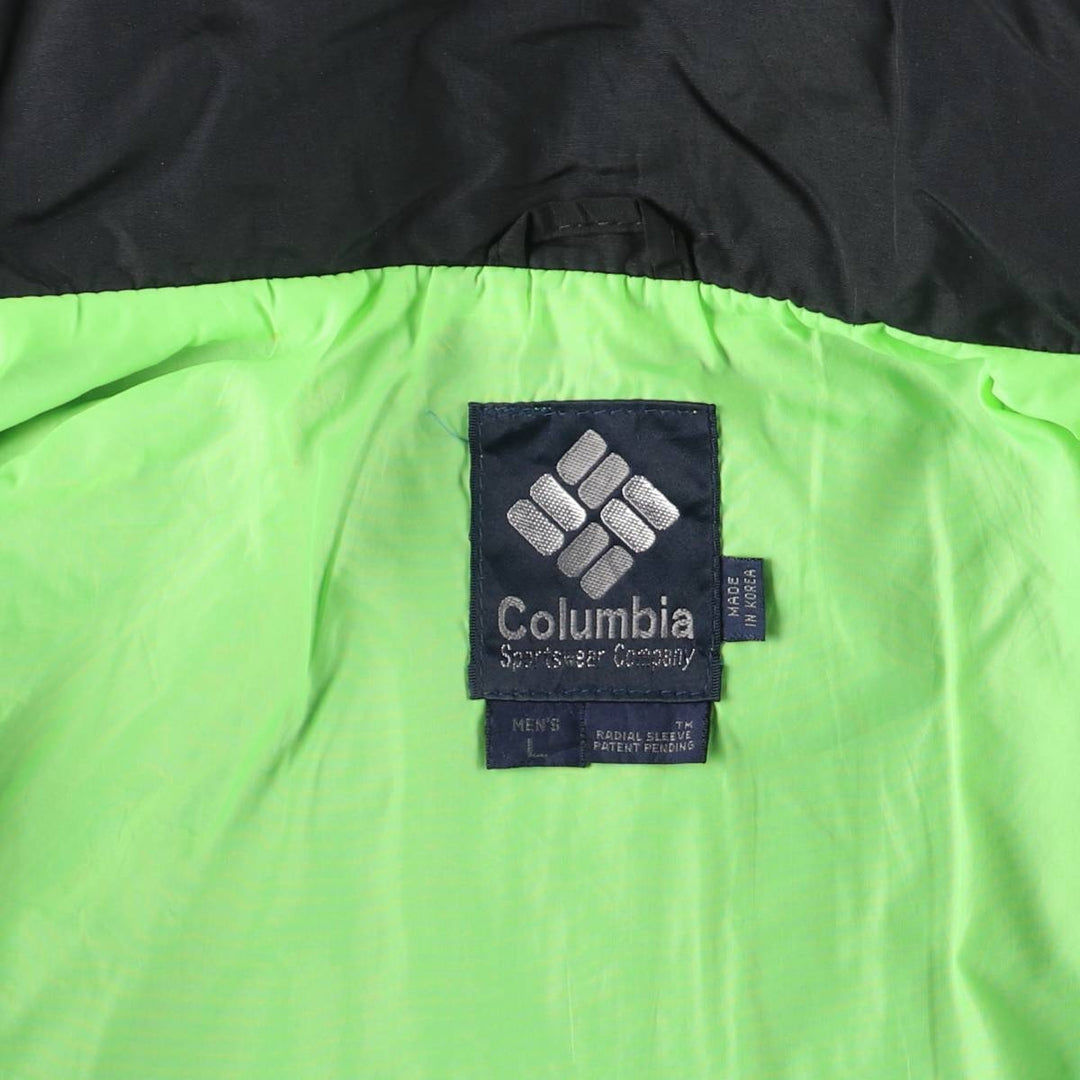 Vintage 1980'S Columbia Whirlibird Mountain Jacket, Navy Blue, Tag, Shell Jacket, Men's Size L Nylon black type Vintage Second Hand