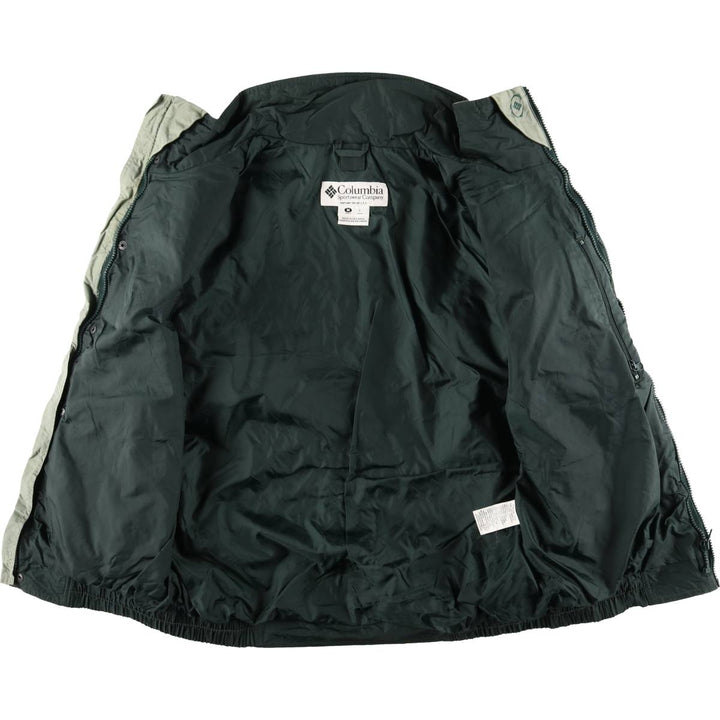 90s~00'S Columbia BUGABOO Bugaboo Mountain Jacket Shell Jacket Men's M size Nylon Green type dark green Vintage Second Hand