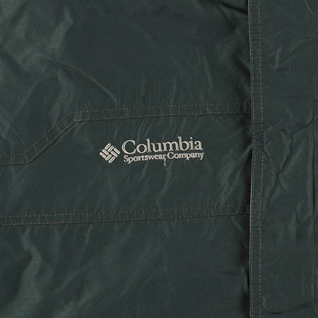 90s~00'S Columbia BUGABOO Bugaboo Mountain Jacket Shell Jacket Men's M size Nylon Green type dark green Vintage Second Hand