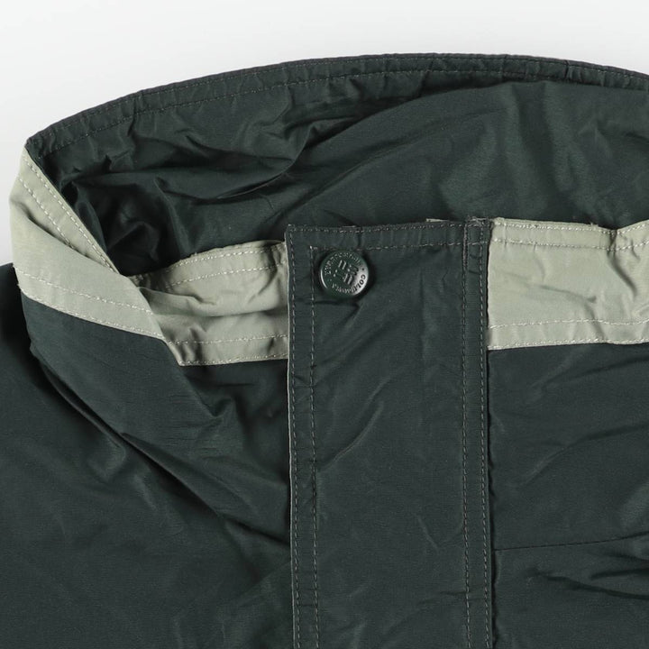 90s~00'S Columbia BUGABOO Bugaboo Mountain Jacket Shell Jacket Men's M size Nylon Green type dark green Vintage Second Hand