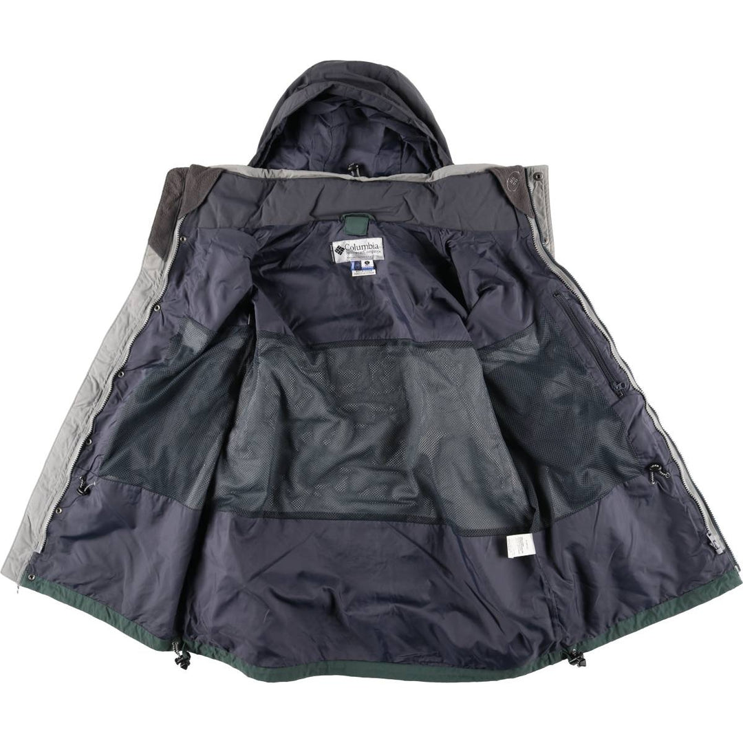 2000'S Columbia Mountain Jacket, Shell Jacket, Men's Size L Nylon Khaki type Vintage Second Hand