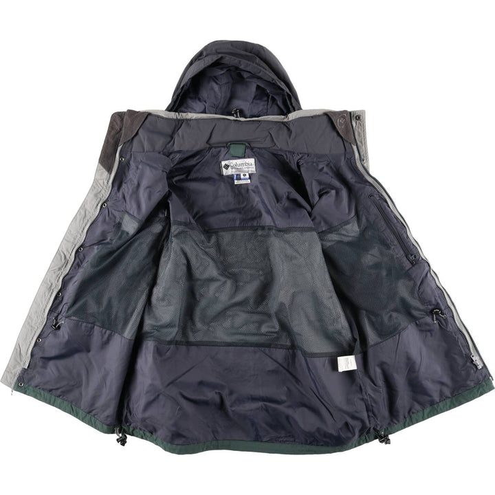 2000'S Columbia Mountain Jacket, Shell Jacket, Men's Size L Nylon Khaki type Vintage Second Hand
