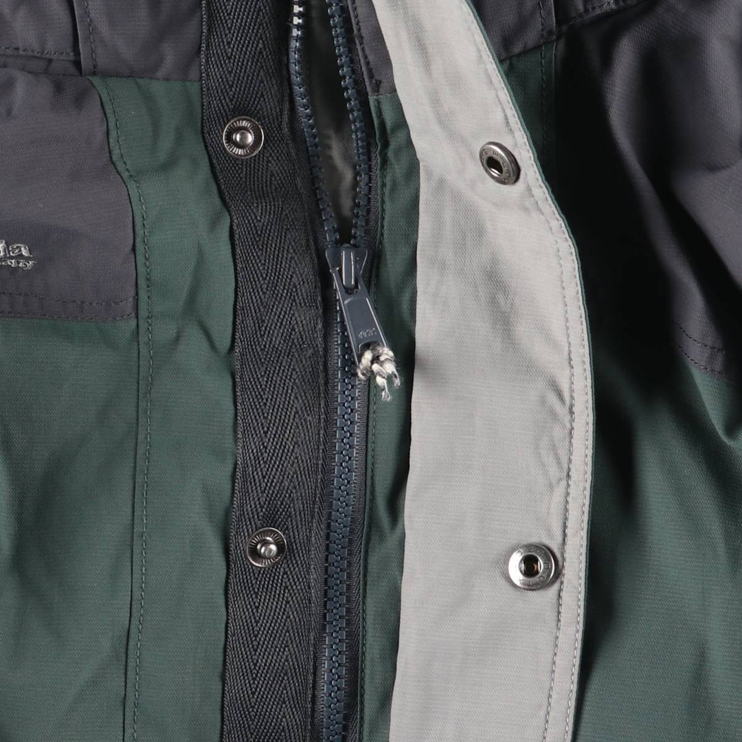 2000'S Columbia Mountain Jacket, Shell Jacket, Men's Size L Nylon Khaki type Vintage Second Hand