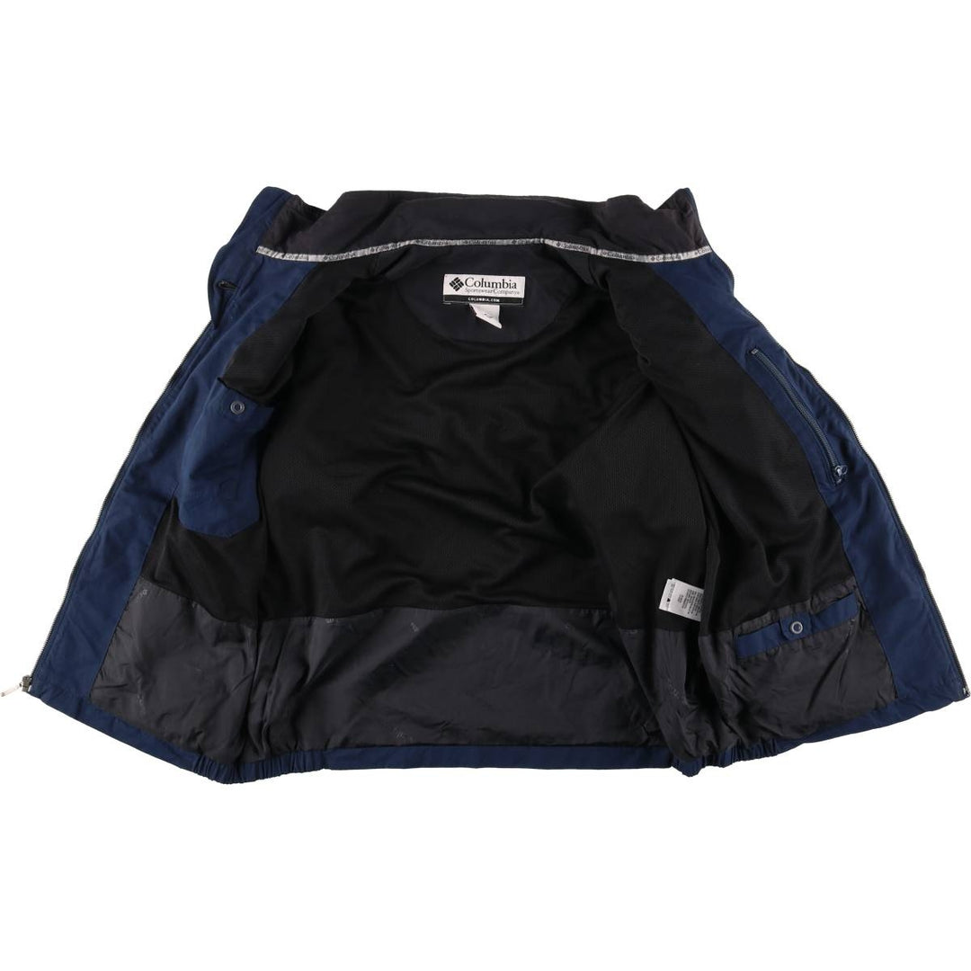 2000'S Columbia Nylon Jacket, Men's XL polyester navy blue type Vintage Second Hand