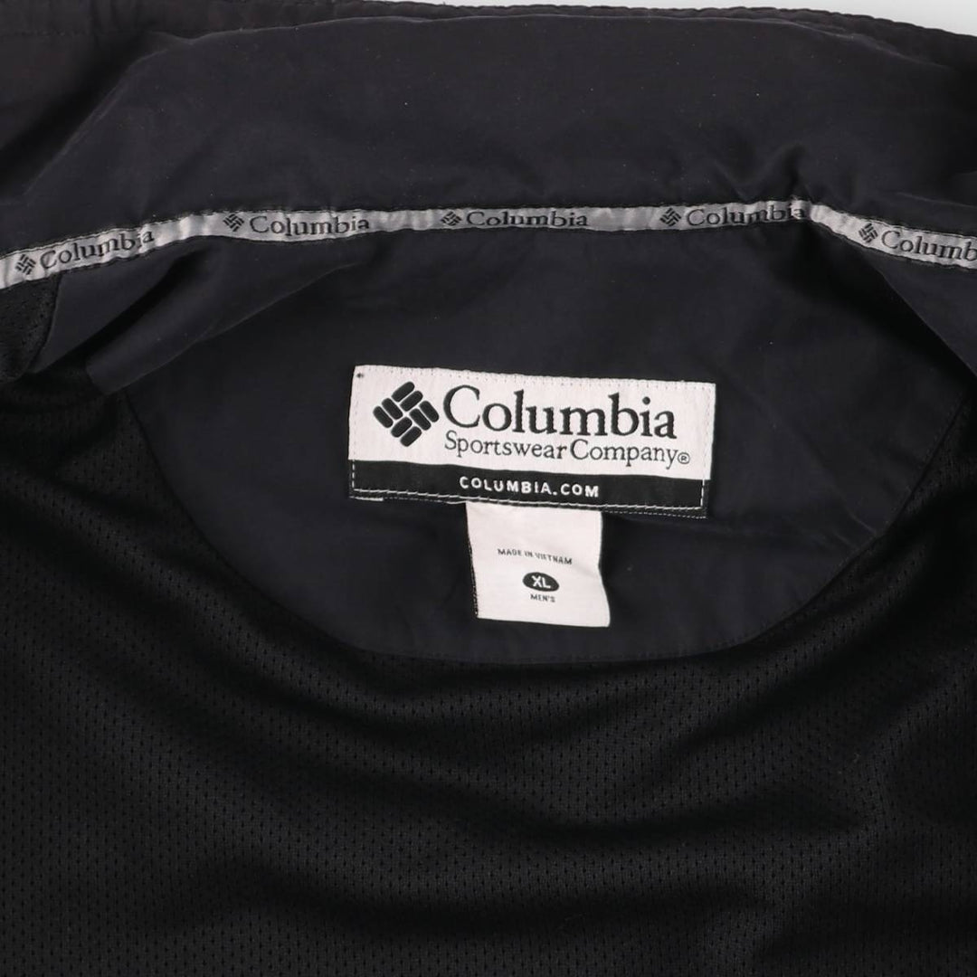 2000'S Columbia Nylon Jacket, Men's XL polyester navy blue type Vintage Second Hand