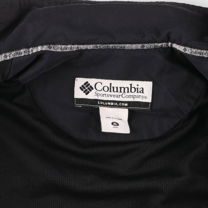 2000'S Columbia Nylon Jacket, Men's XL polyester navy blue type Vintage Second Hand
