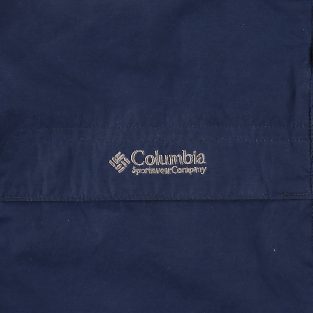 2000'S Columbia Nylon Jacket, Men's XL polyester navy blue type Vintage Second Hand