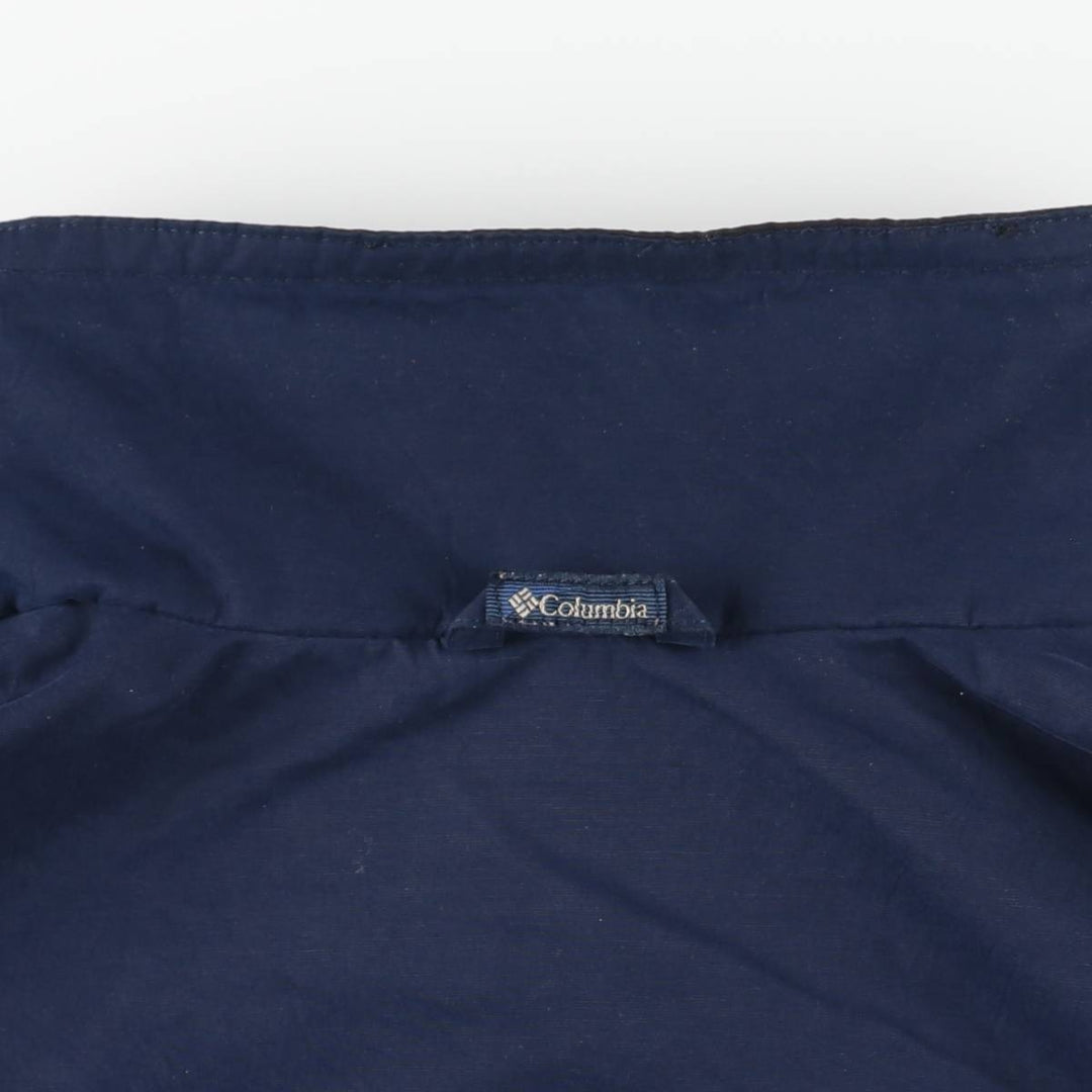 2000'S Columbia Nylon Jacket, Men's XL polyester navy blue type Vintage Second Hand