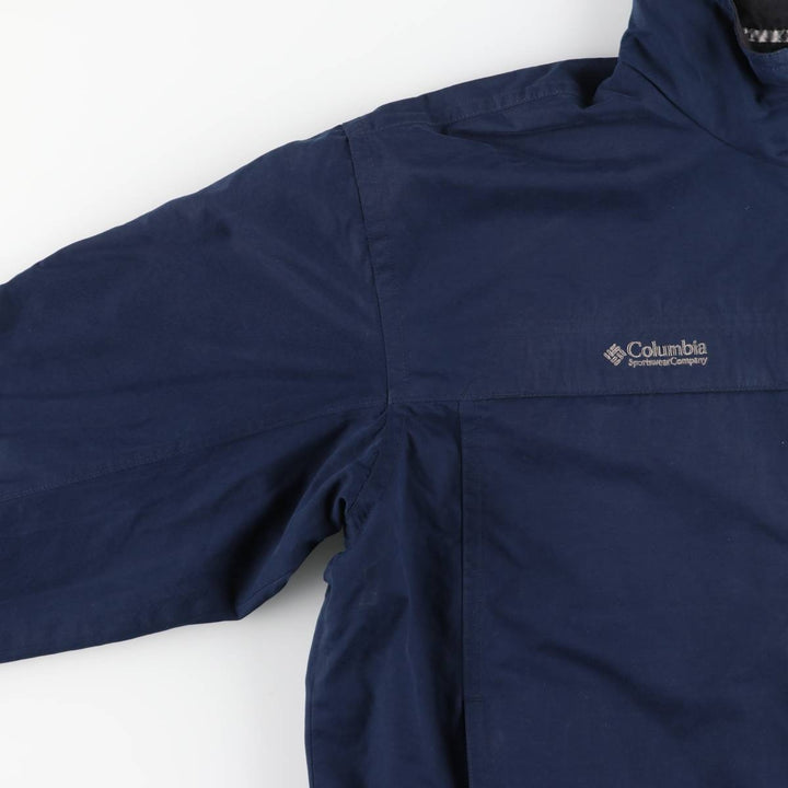 2000'S Columbia Nylon Jacket, Men's XL polyester navy blue type Vintage Second Hand