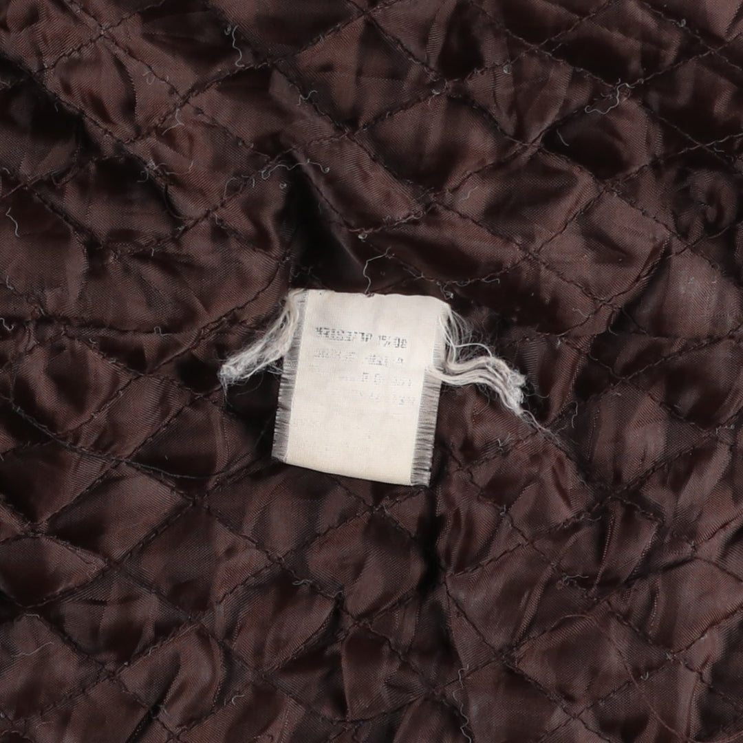 VENTIUNO Padded Swing Top Leather Blouson, Men's Size M unclear brown type Vintage Second Hand