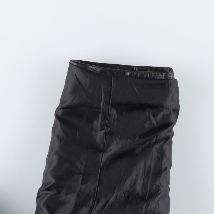 PRE END padded leather jacket, men's size L Genuine Leather Lamb Leather black type Vintage Second Hand