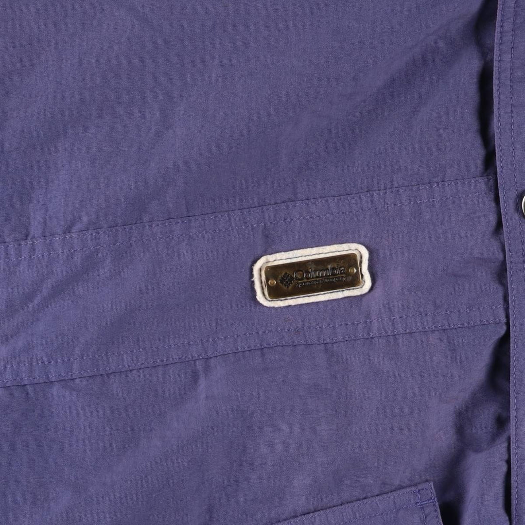 90'S Columbia Mountain Jacket, Shell Jacket, Men's Medium, Vintage, White Tag Nylon purple type Vintage Second Hand