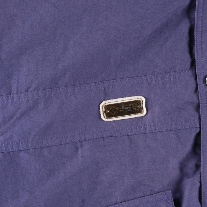 90'S Columbia Mountain Jacket, Shell Jacket, Men's Medium, Vintage, White Tag Nylon purple type Vintage Second Hand
