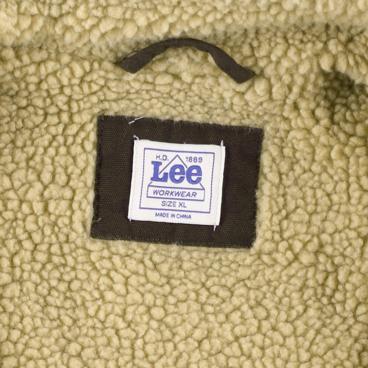 Lee WORKWEAR Duck Vest, Men's XL cotton brown type Vintage Second Hand