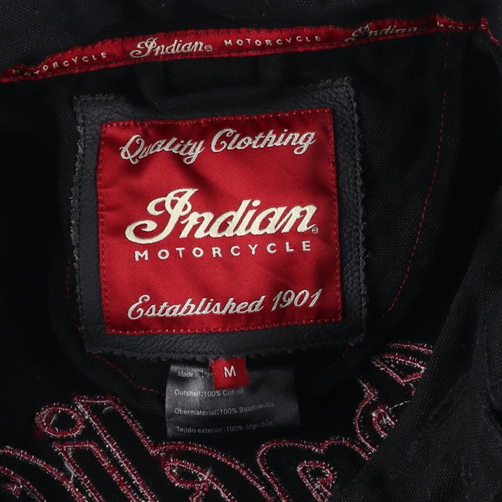 INDIAN duck vest, men's size M cotton black type Vintage Second Hand