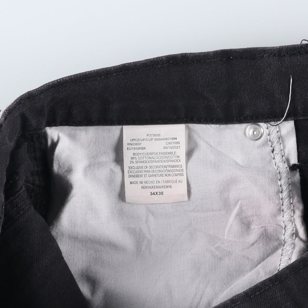 Dickies Duck Painter Pants Men's W36 cotton black type Vintage Second Hand