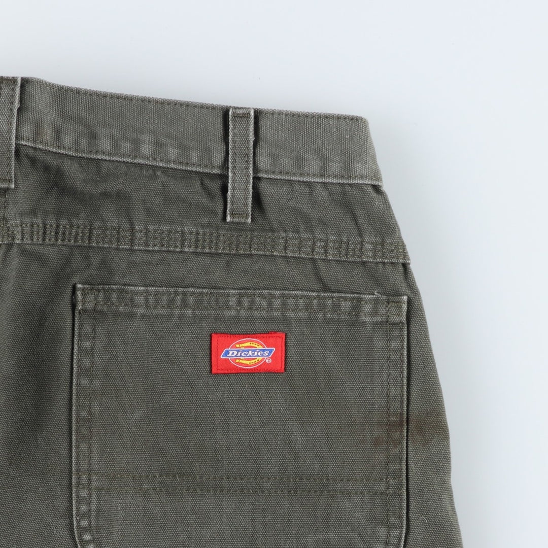 Dickies Relaxed Fit Duck Painter Pants, Men's, W36 equivalent cotton Khaki type Vintage Second Hand