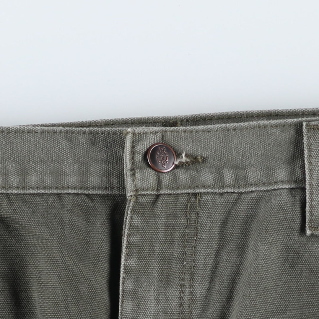 Dickies Relaxed Fit Duck Painter Pants, Men's, W36 equivalent cotton Khaki type Vintage Second Hand