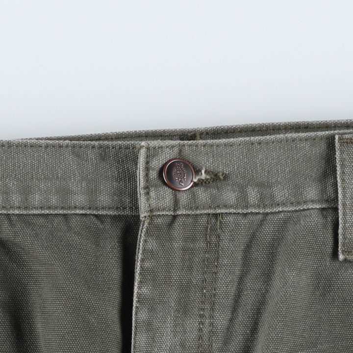 Dickies Relaxed Fit Duck Painter Pants, Men's, W36 equivalent cotton Khaki type Vintage Second Hand
