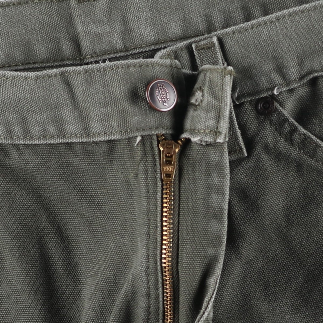 Dickies Relaxed Fit Duck Painter Pants, Men's, W36 equivalent cotton Khaki type Vintage Second Hand