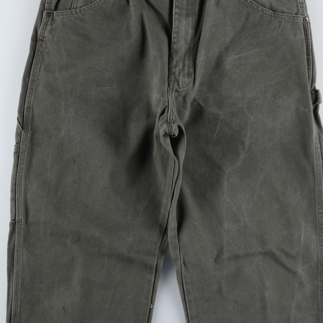 Dickies Relaxed Fit Duck Painter Pants, Men's, W36 equivalent cotton Khaki type Vintage Second Hand