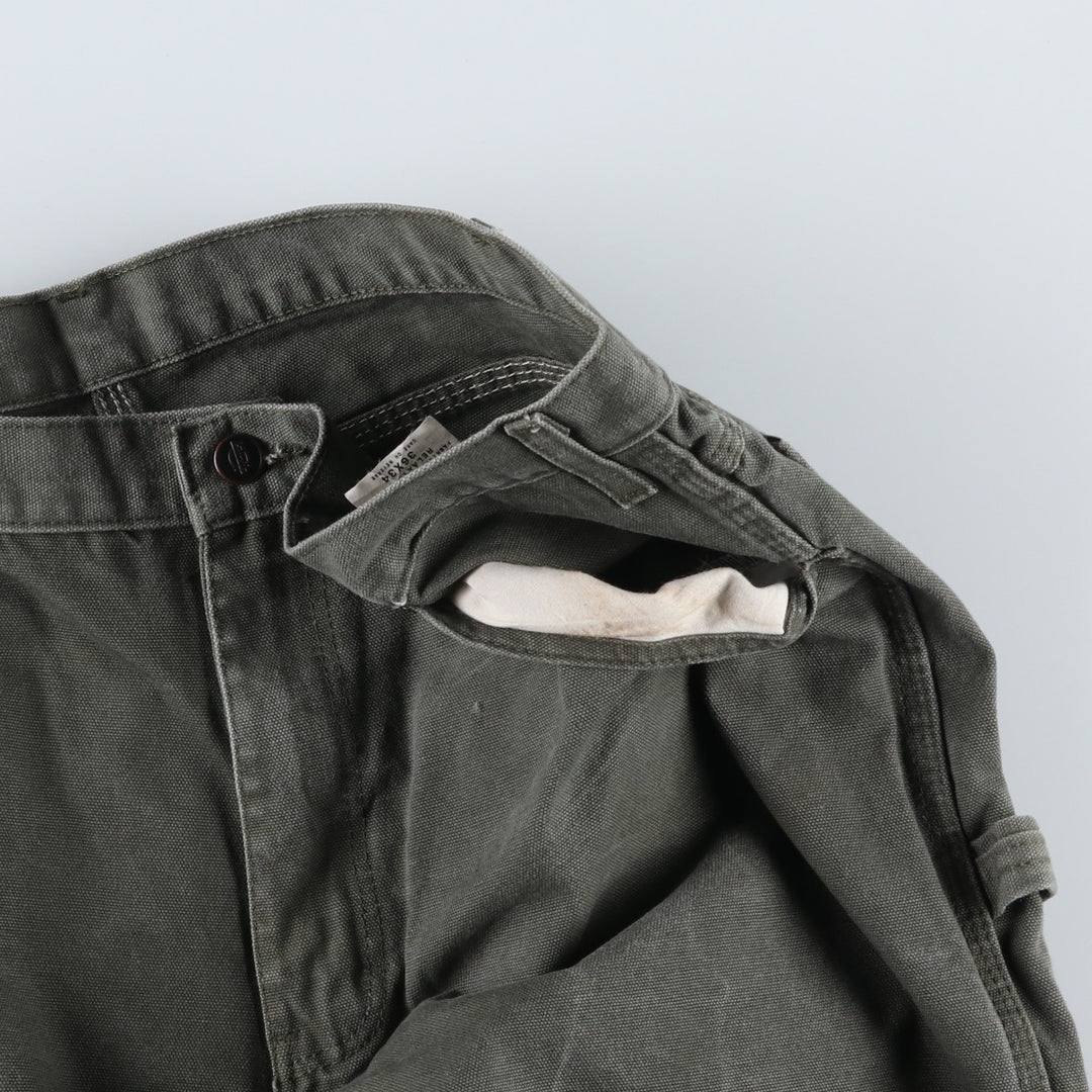 Dickies Relaxed Fit Duck Painter Pants, Men's, W36 equivalent cotton Khaki type Vintage Second Hand