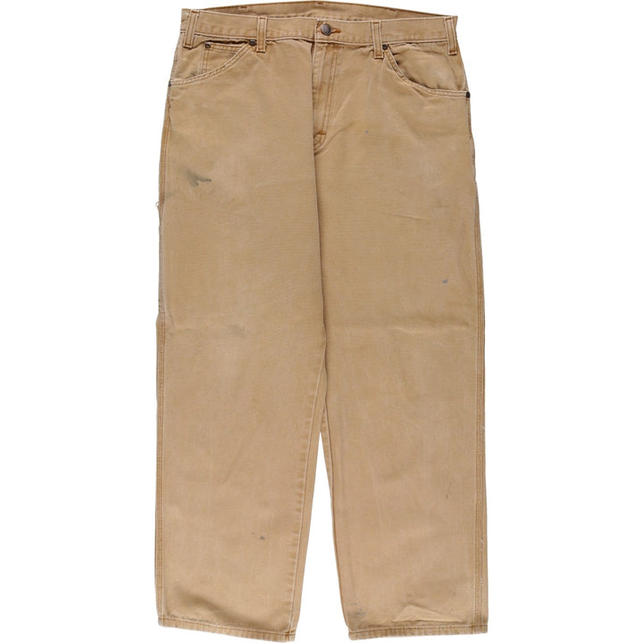 Dickies Duck Painter Pants Men's W34 equivalent cotton Beige type Vintage Second Hand