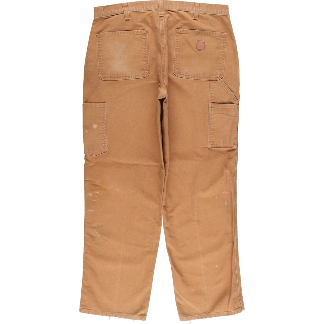 Carhartt Dungaree Fit Duck Painter Pants, Men's, W35 equivalent cotton beige type brown Vintage Second Hand